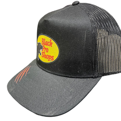 Black Pro Shops™ Trucker Hat | Panther Claw Edition