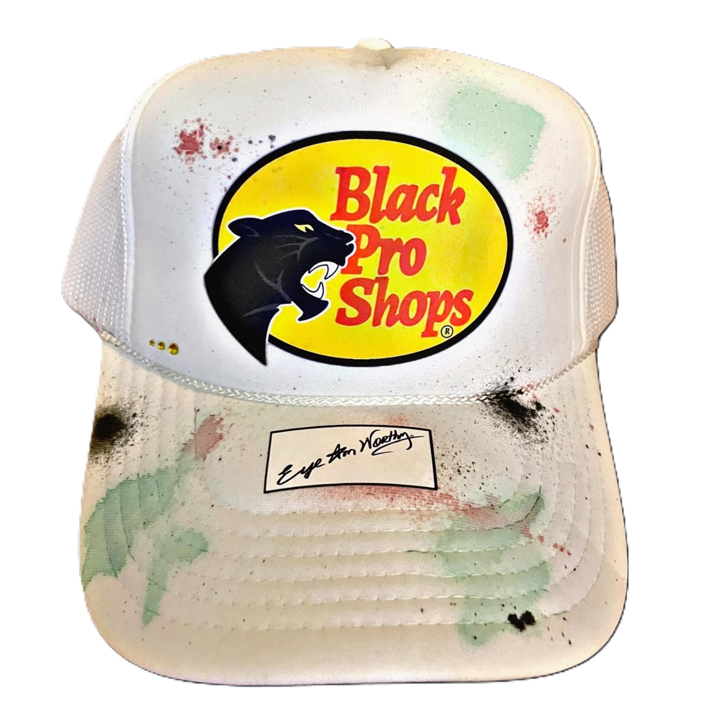 Black Pro Shops™ Trucker Hat | One-of-One Custom Design