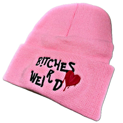 Bitches-R-Weird™ Beanie - Pink Edition