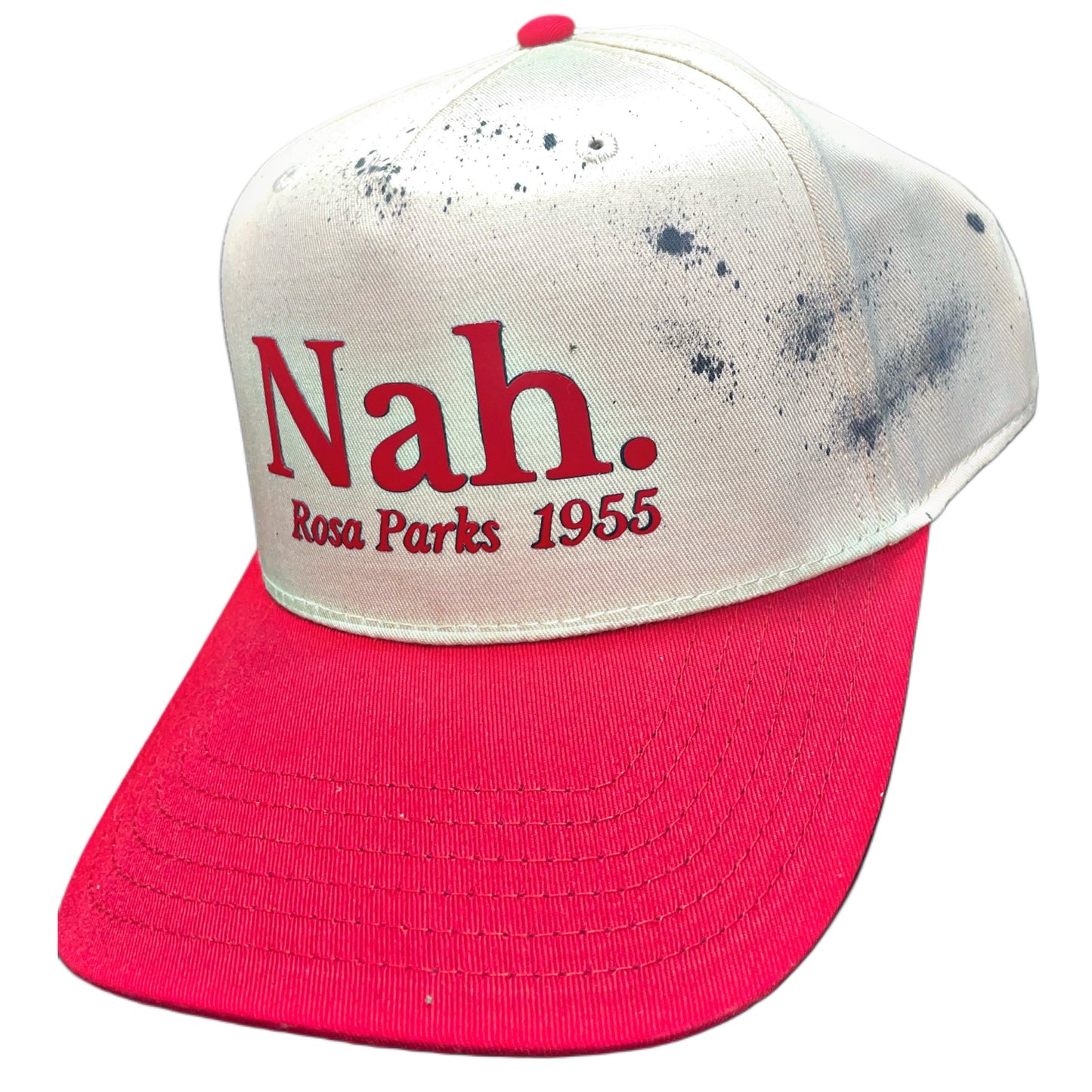 "Nah." Rosa Parks 1955 Trucker Hat | One-of-One Custom Design