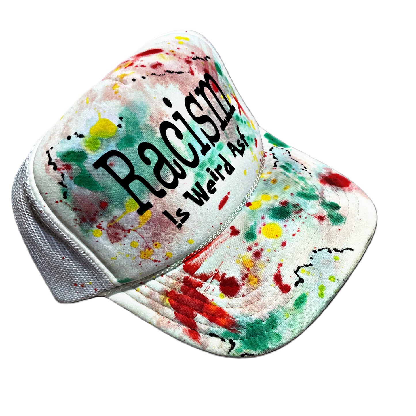 Racism Is Weird ASF Trucker Hat | One-of-One Custom Design