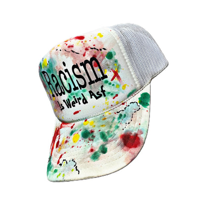 Racism Is Weird ASF Trucker Hat | One-of-One Custom Design